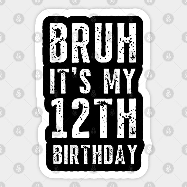 12th Birthday Sticker by Inktopolis